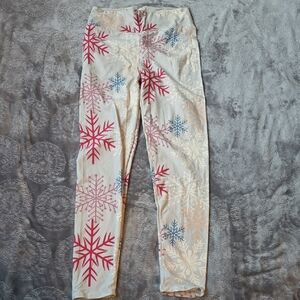 Snowflake Patterned Leggings